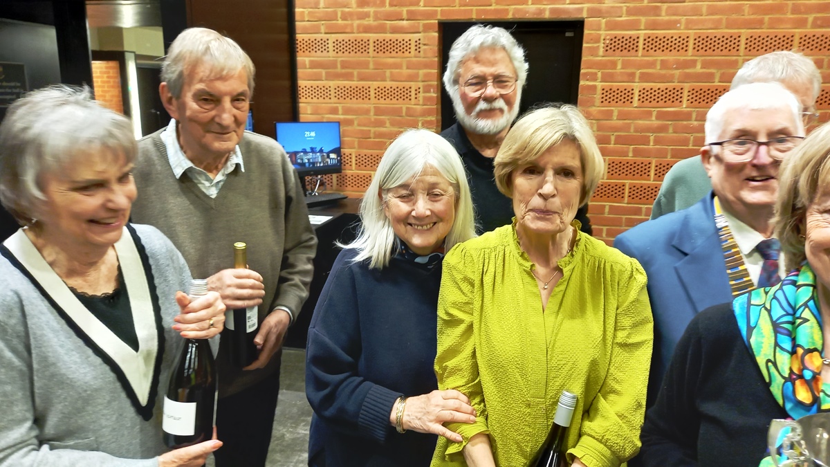 Happy winners of the Slough Rotary Quiz